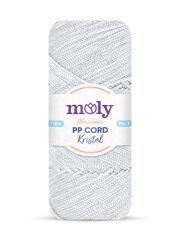 Moly PP Cord Kristal Simli Polyester Makrome  El Örgü İpi 200 gr
