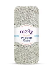 Moly PP Cord Kristal Simli Polyester Makrome  El Örgü İpi 200 gr