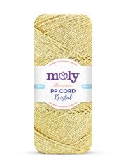 Moly PP Cord Kristal Simli Polyester Makrome  El Örgü İpi 200 gr