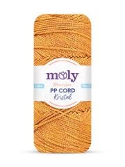 Moly PP Cord Kristal Simli Polyester Makrome  El Örgü İpi 200 gr 14 Koyu Gri