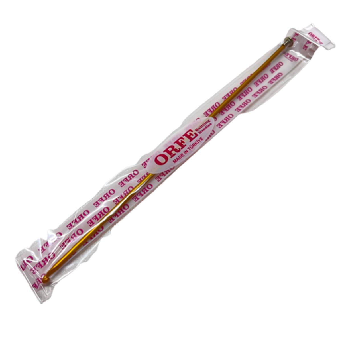 Orfe Renkli Gagalı Şiş 25cm Tığ Şiş Tunus Şişi Tığı orrg25 no 3,5 mm