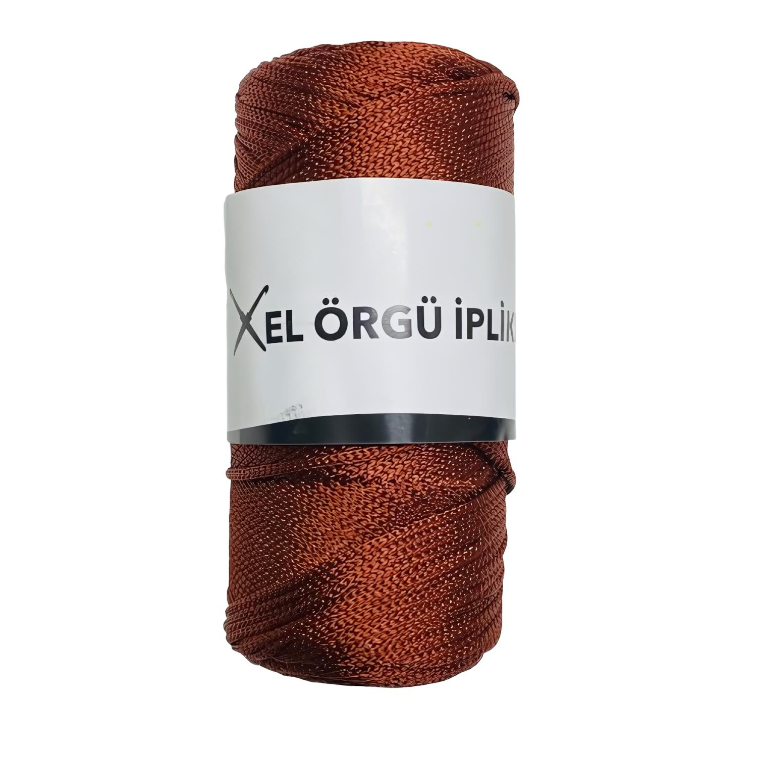 Şık Polyester Makrome El Örgü İpi 200 gr PLY200 19 Taba
