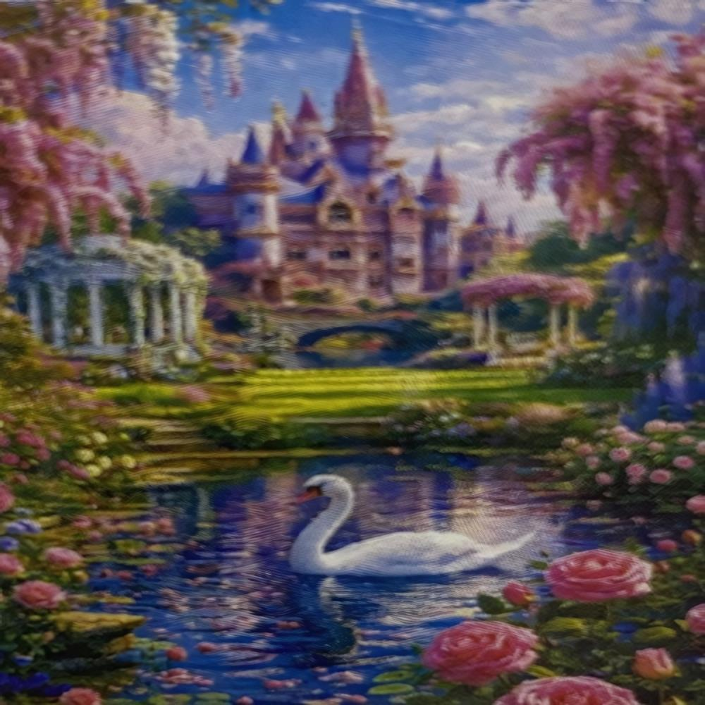 5D Yapışan Boncuk Mozaik Tablo 40*50 cm S30