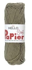 Hello Soft Papier Yumuşak Hasır Kağıt İplik 100 Gr P28 Gri