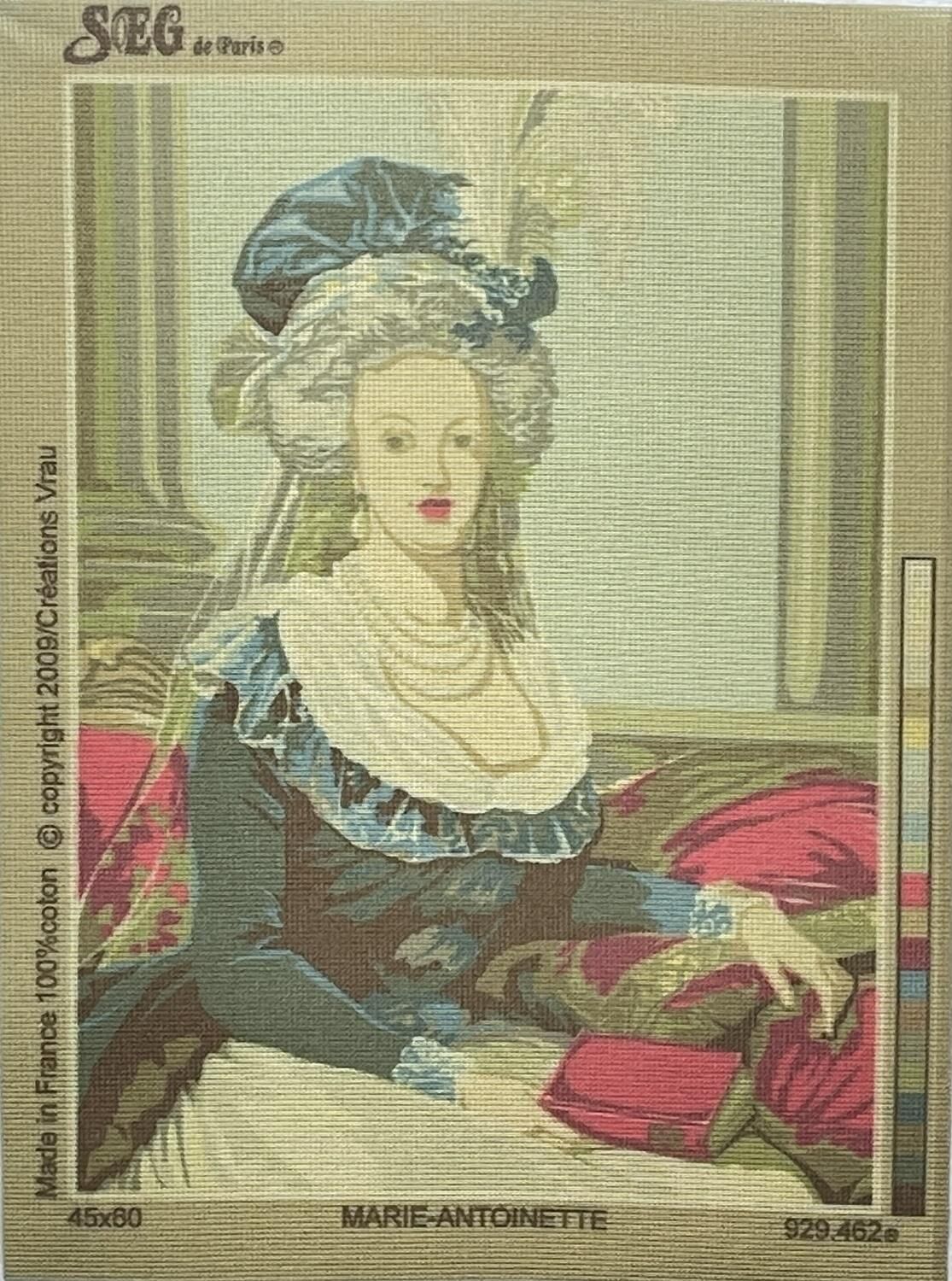 Seg Baskılı Goblen 929 462 Marie Antoinette 45x60cm Tablo Pano Sadece Goblen Kumaşı B KALİTE