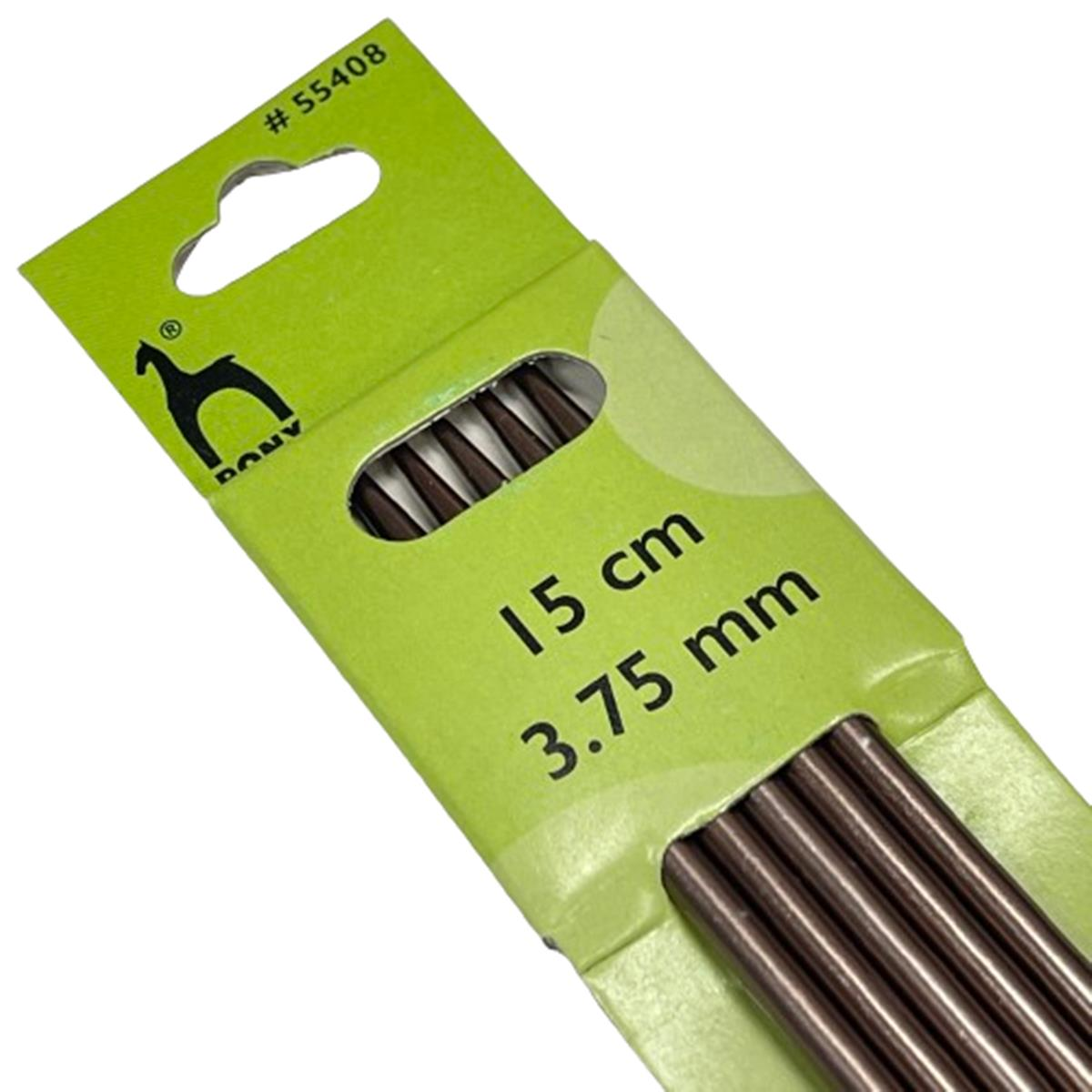 Pony Colour Beş Şiş 15cm Renkli Çorap Şişi no 3,75 mm