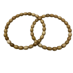 Oval Ahşap Boncuk Çanta Sapı OA14