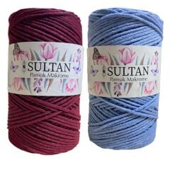 Sultan Pamuk Koton Cotton Makrome İpi 250 gr