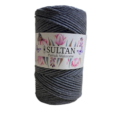 Sultan Pamuk Koton Cotton Makrome İpi 250 gr 02 Optik Beyaz