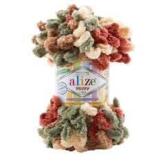 Alize Puffy Color Örgü İpi 100 gr