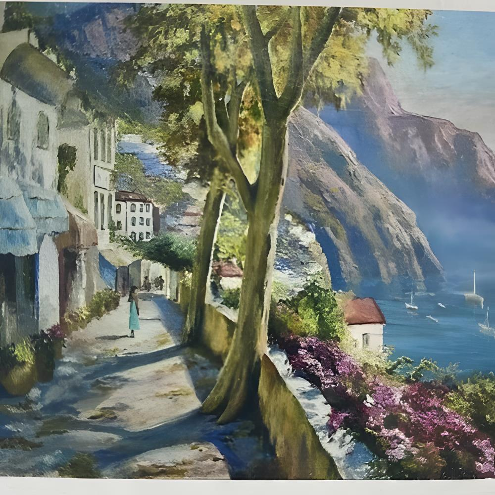 5D Yapışan Boncuk Goblen 30 x 40 cm Mozaik Tablo Pano 60605
