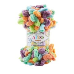 Alize Puffy Color Örgü İpi 100 gr 6046