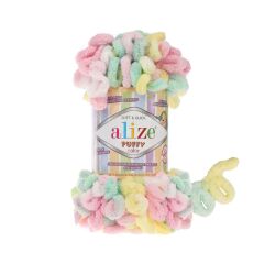 Alize Puffy Color Örgü İpi 100 gr