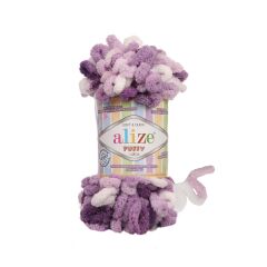 Alize Puffy Color Örgü İpi 100 gr 5924