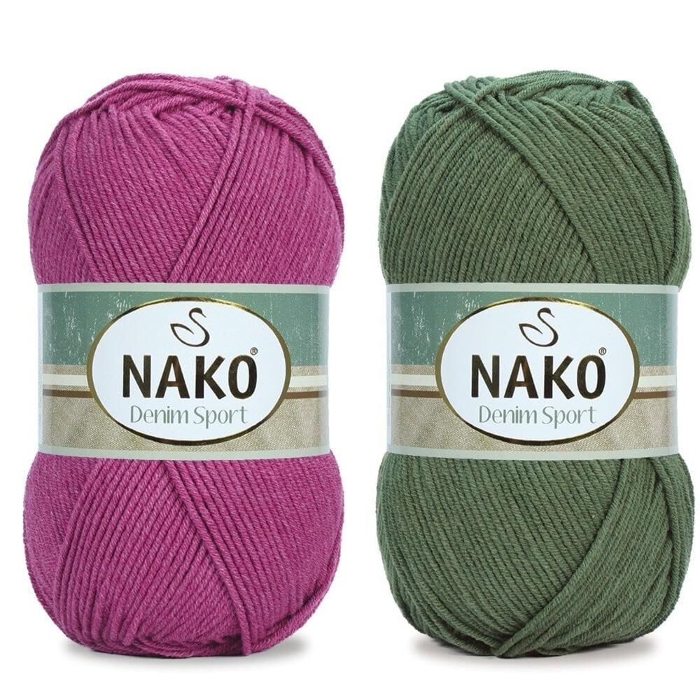 Nako Denim Sport Pamuk Cotton El Örgü İpi 100 gr