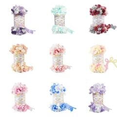 Alize Puffy Color 100gr Ebruli Kadife El Örgü İpi İpliği Yünü