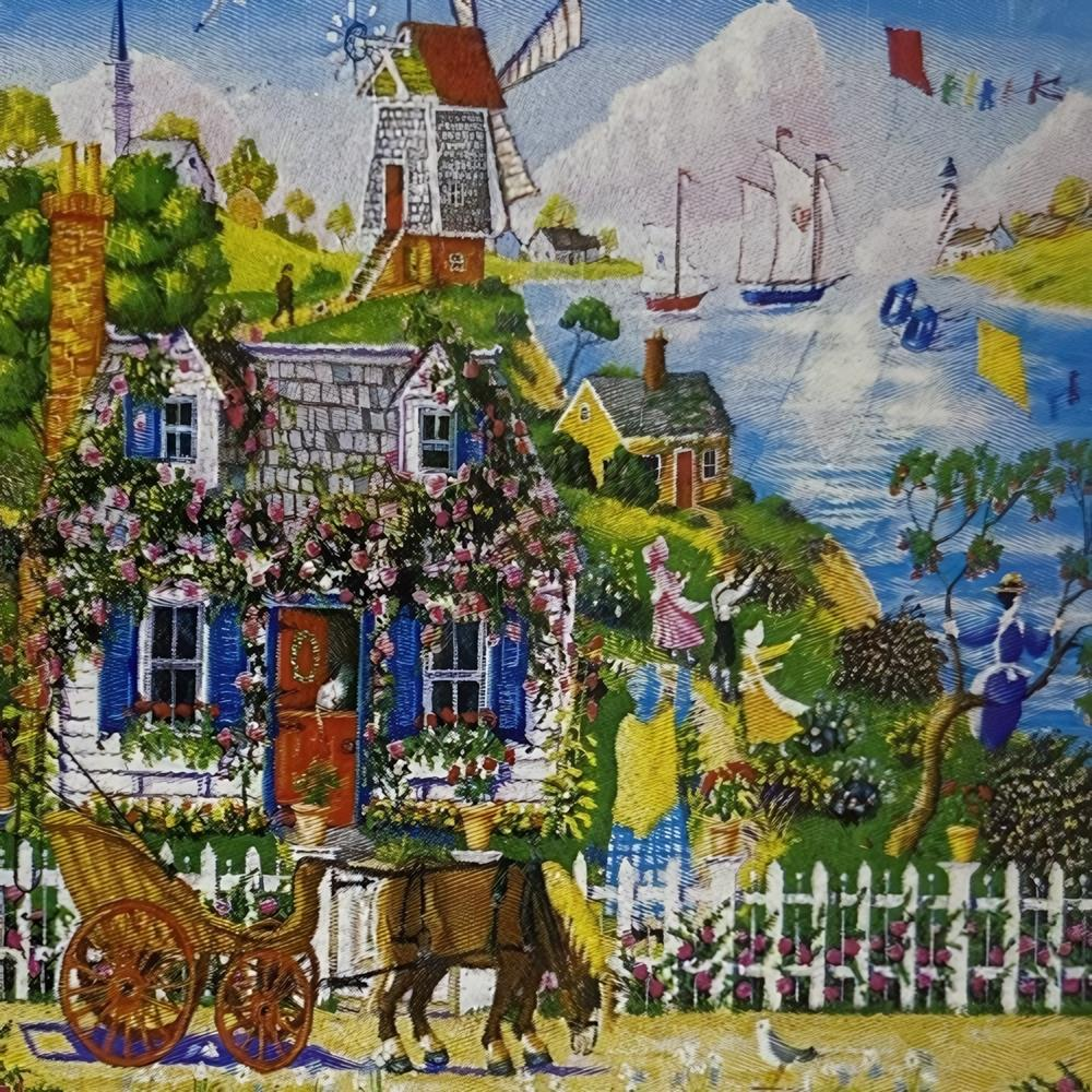 5D Yapışan Boncuk Mozaik Tablo 30*40 cm L6