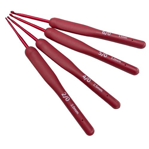 Elegant Red Yumuşak Saplı Yün Tığ TSred