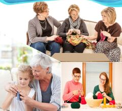 Elegant Red Yumuşak Saplı Yün Tığ TSred