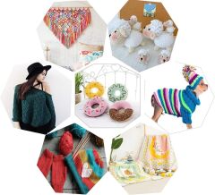 Elegant Red Yumuşak Saplı Yün Tığ TSred