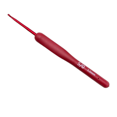 Elegant Red Yumuşak Saplı Yün Tığ TSred