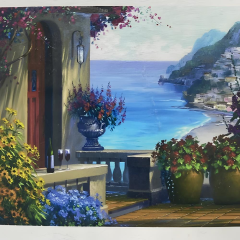 5D Yapışan Boncuk Goblen 30 x 40 cm Mozaik Tablo Pano 60533