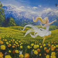 5D Yapışan Boncuk Mozaik Tablo 30*40 cm L7