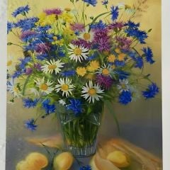 5D Yapışan Boncuk Goblen 30 x 40 cm Mozaik Tablo Pano 60212