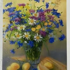 5D Yapışan Boncuk Goblen 30 x 40 cm Mozaik Tablo Pano 60212