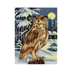 Orchidea Baskılı Goblen Baykuş 2977 30*40 cm