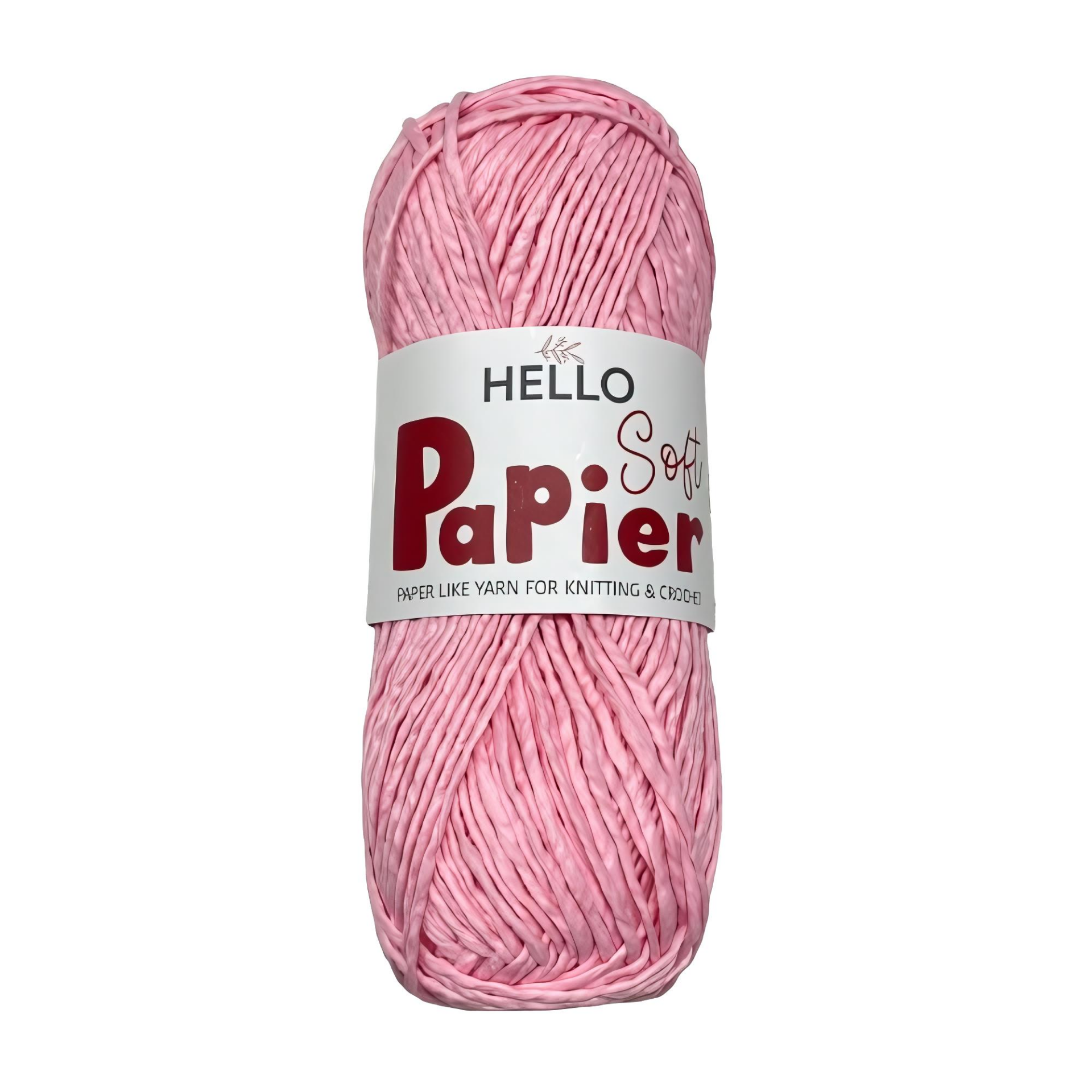 Hello Soft Papier Yumuşak Hasır Kağıt İplik 100 Gr P16 Pembe