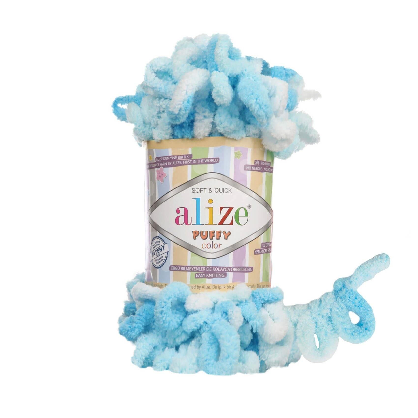 Alize Puffy Color Örgü İpi 100 gr 5924
