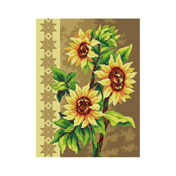 Orchidea Baskılı Goblen Ayçiçek 2632 30*40 cm