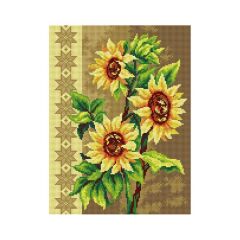 Orchidea Baskılı Goblen Ayçiçek 2632 30*40 cm