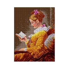 Orchidea Baskılı Goblen Kitap Okuyan Kız 1719 30*40 cm