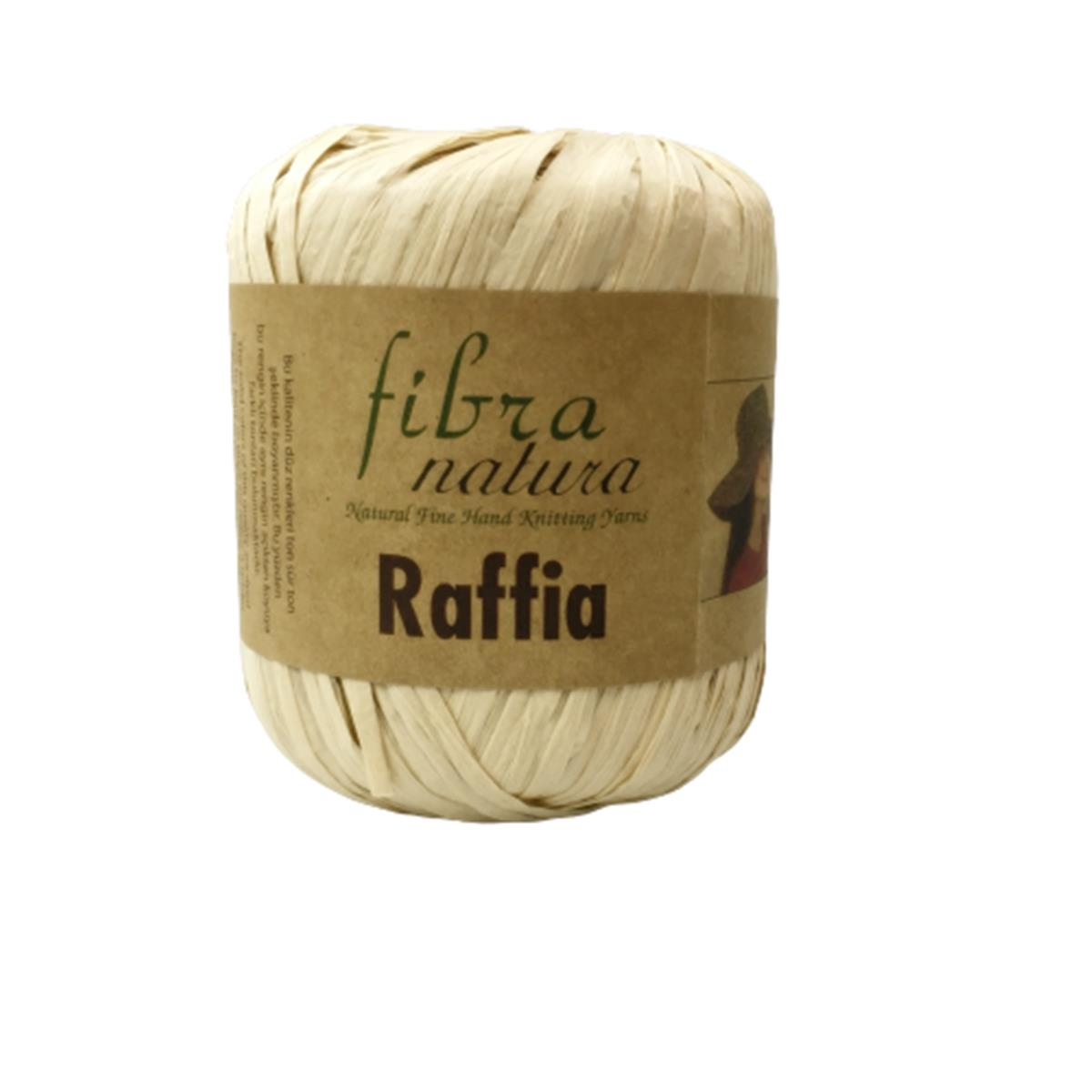 Himalaya Fibra Natura Raffia - Rafya Şapka Çanta Kağıt İp 116 25 Bej