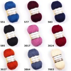 Yarnart Charisma El Örgü İpliği 100 gr 501 Kırık Beyaz