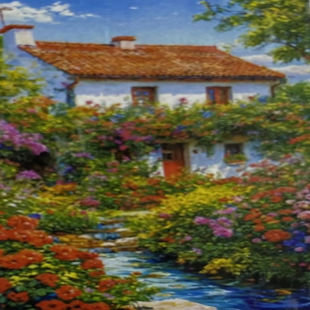 5D Yapışan Boncuk Mozaik Tablo 30*40 cm L15