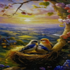 5D Yapışan Boncuk Mozaik Tablo 30*40 cm L18
