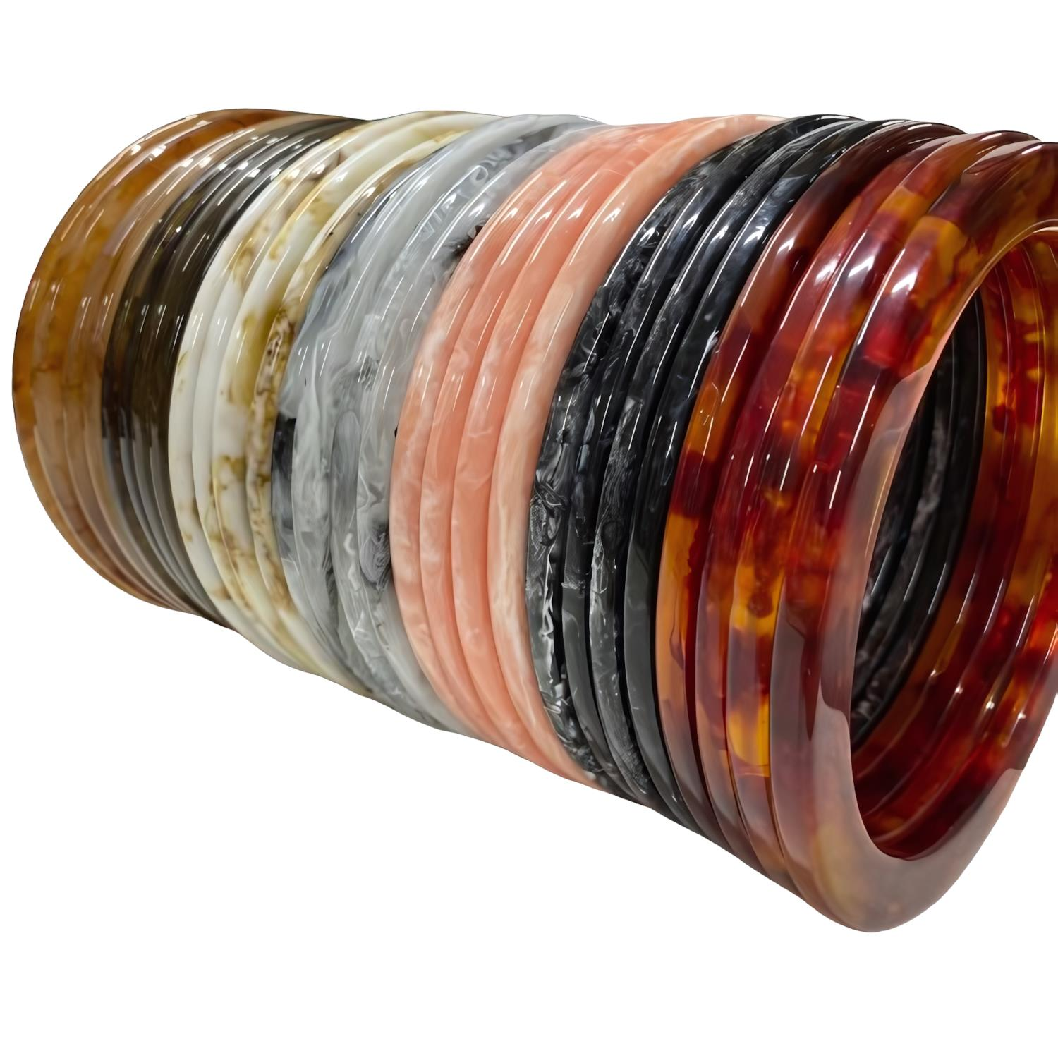 Akrilik Yuvarlak Çanta Sapı 15 cm KX7