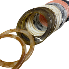 Akrilik Yuvarlak Çanta Sapı 15 cm KX7