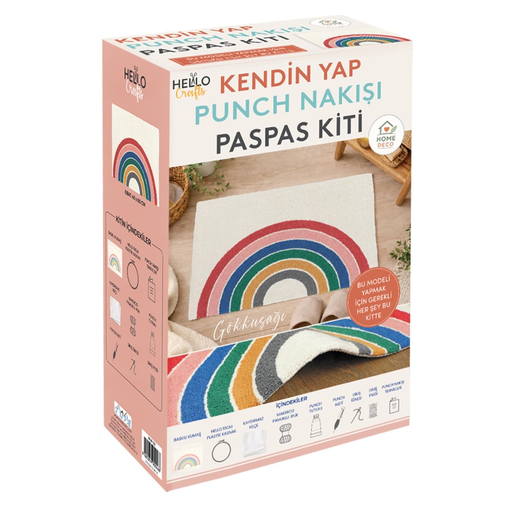 Hello Crafts Punch Nakışı Paspas Kiti PNP-02