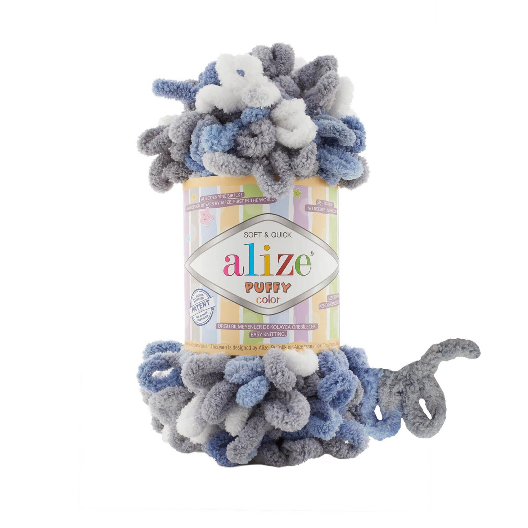 Alize Puffy Color Örgü İpi 100 gr 6075