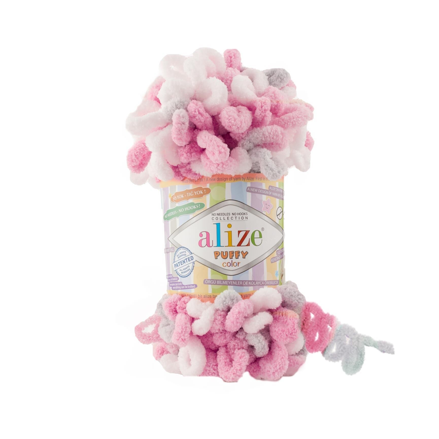 Alize Puffy Color Örgü İpi 100 gr 6370
