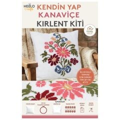 Hello Crafts Kanaviçe Nakışı Kırlent Kiti KY-01