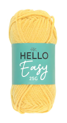 Hello Easy Pamuk Punch İpliği 25 gr E123 Açık Sarı