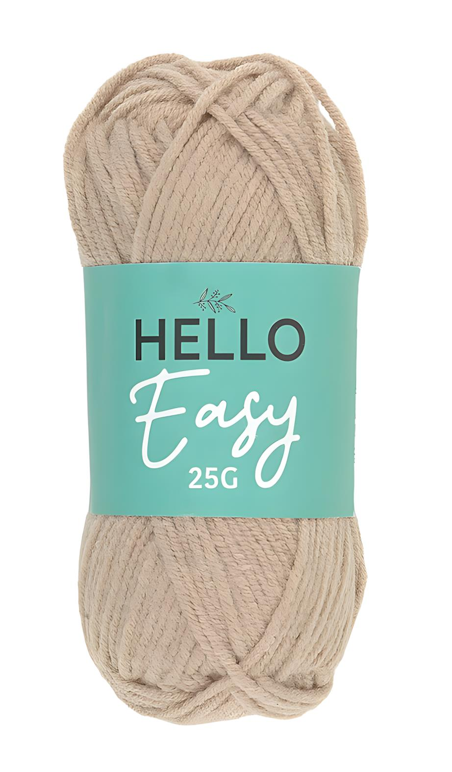 Hello Easy Pamuk Punch İpliği 25 gr E125 Bej
