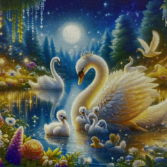 5D Yapışan Boncuk Mozaik Tablo 20*20 cm P2