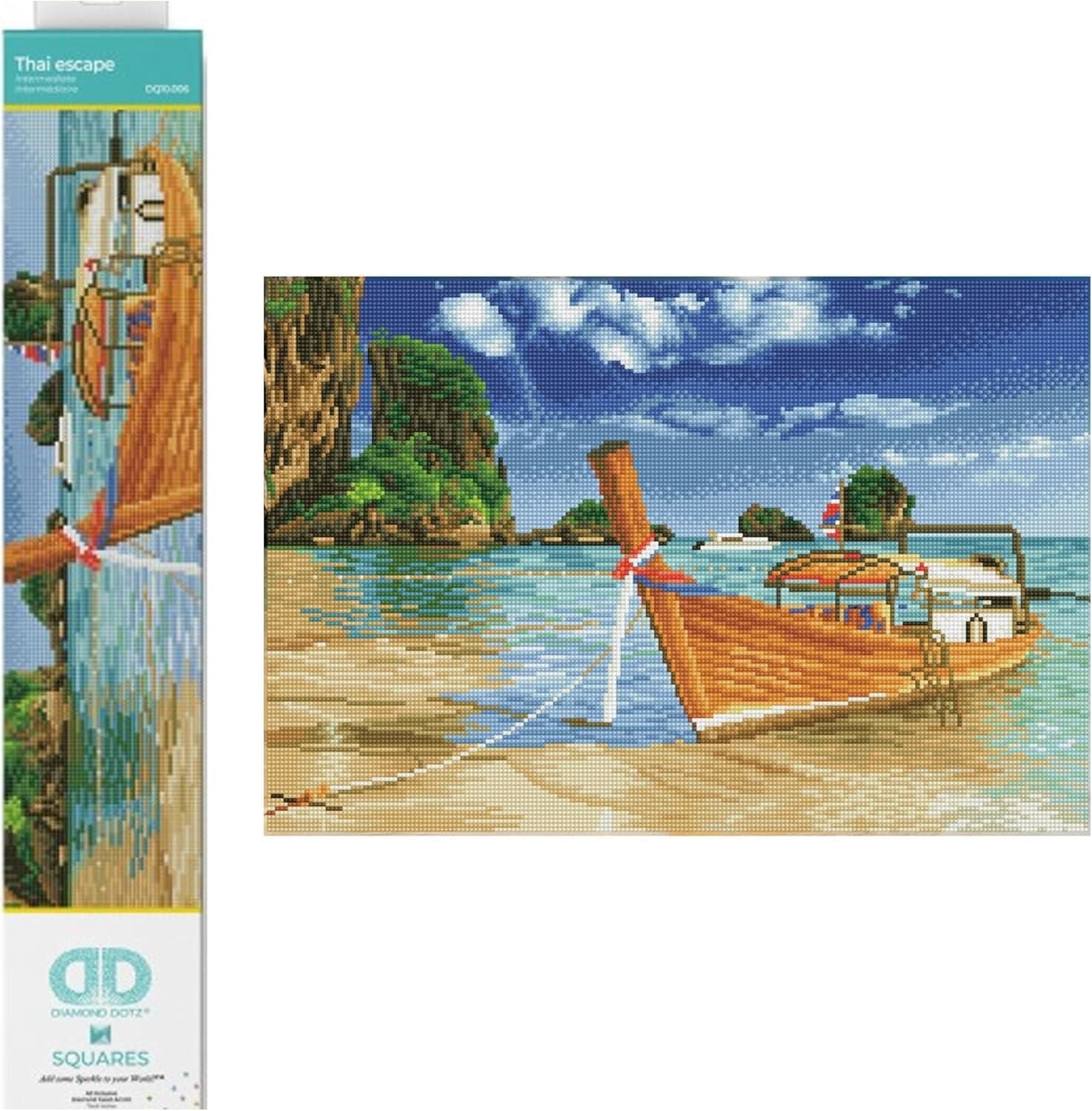 Diamond Dotz 5D Yapışan Boncuk Mozaik Tablo 60*43 cm DQ10.006