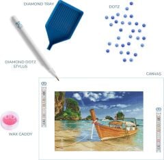 Diamond Dotz 5D Yapışan Boncuk Mozaik Tablo 60*43 cm DQ10.006